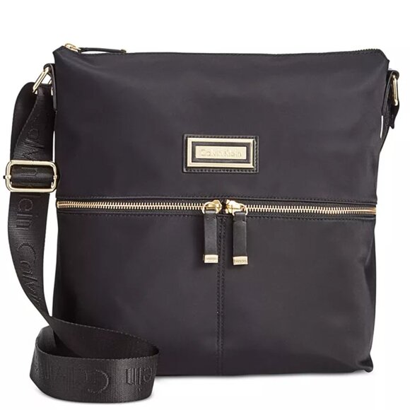 Calvin Klein Handbags - Calvin Klein BELFAST Messenger Bag Black